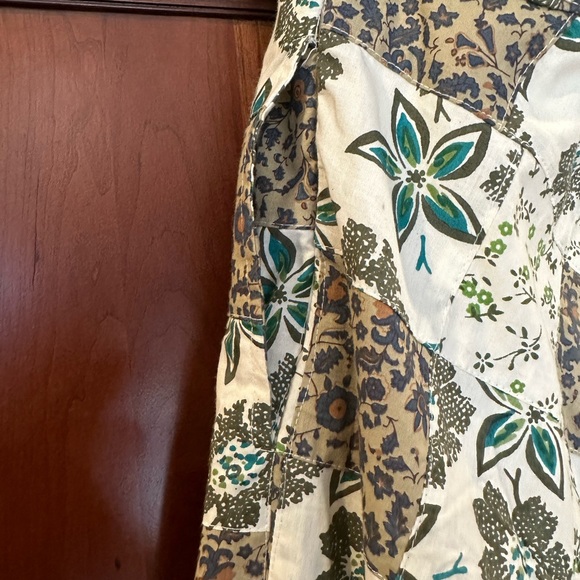 Anthropologie NWT Maxie skirt size small petite patchwork one of a kind - Picture 9 of 9